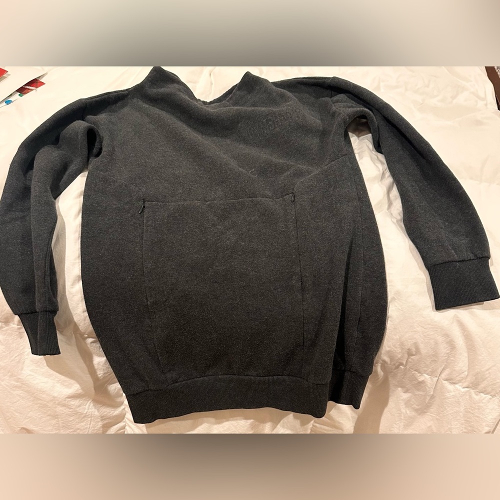 GYMSHARK Dark Gray Tunic Sweatshirt small